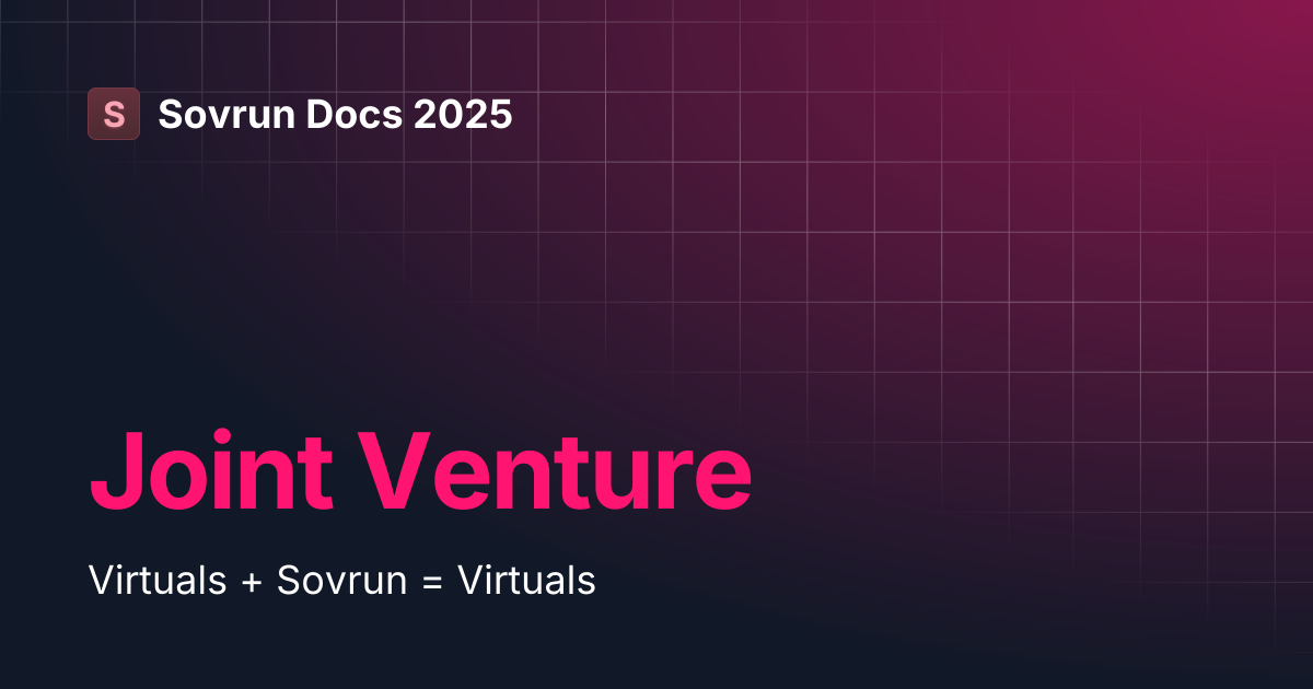 Joint Venture | Sovrun Docs 2025